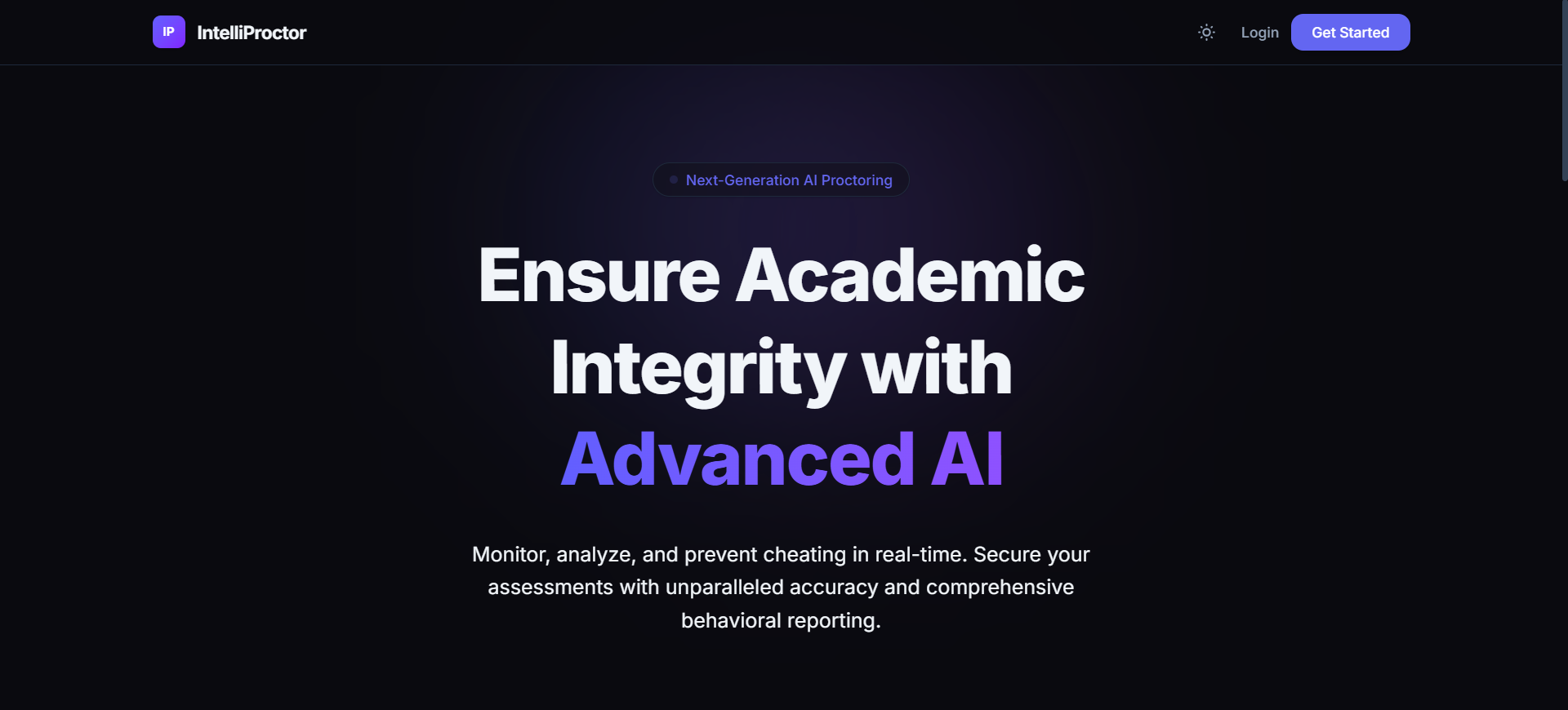 IntelliProctor — AI Recruitment Hub preview